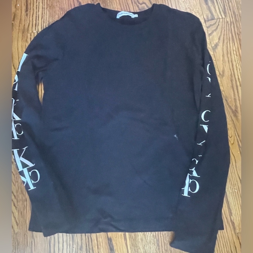 Calvin Klein Jeans Black Long Sleeve Tee